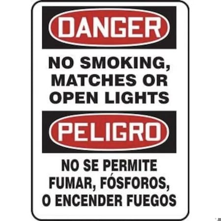 Accuform BILINGUAL Safety Sign  SPANISH SBMSMK136VS SBMSMK136VS